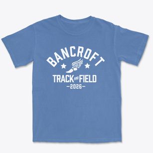 Bancroft Middle School Track and Field Premium Heavyweight T-shirt