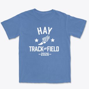 Hay Elementary School Track and Field Premium Heavyweight T-shirt