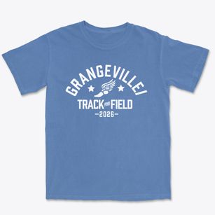 Grangeville Elementary/middle School Track and Field Premium Heavyweight T-shirt