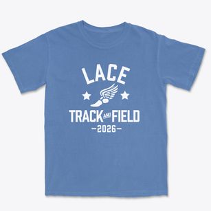 Lace Elementary School Track and Field Premium Heavyweight T-shirt