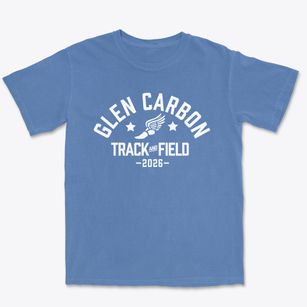Glen Carbon Elementary School Track and Field Premium Heavyweight T-shirt