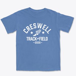 Creswell Elementary School Track and Field Premium Heavyweight T-shirt