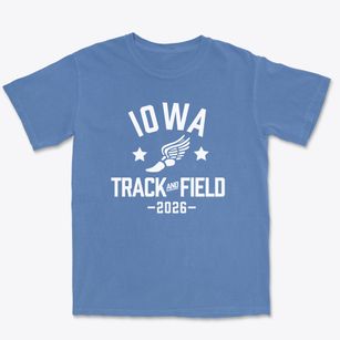 Iowa High School Track and Field Premium Heavyweight T-shirt