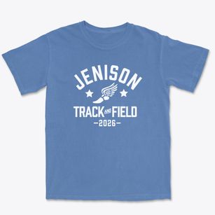 Jenison Christian Upper School Track and Field Premium Heavyweight T-shirt