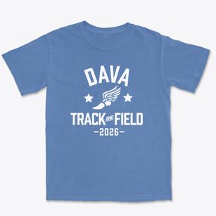 Dayton Athletic Vocational Academy Track and Field Premium Heavyweight T-shirt