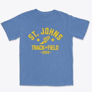 Saint Johns Lutheran School Track and Field Premium Heavyweight T-shirt