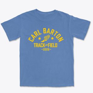 Carl Barton School Track and Field Premium Heavyweight T-shirt