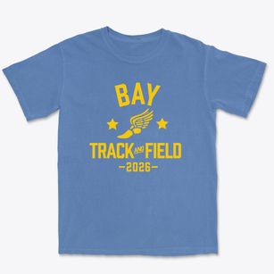 Bay Catholic Elementary School Track and Field Premium Heavyweight T-shirt