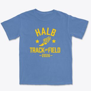 Hebrew Academy Of Long Beach Track and Field Premium Heavyweight T-shirt