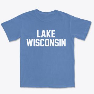 Lake Wisconsin Wisconsin Classic Block Premium Heavyweight T-shirt