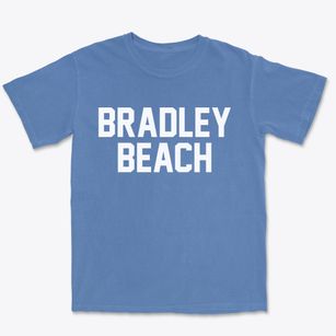 Bradley Beach New Jersey Classic Block Premium Heavyweight T-shirt
