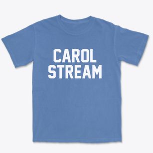 Carol Stream Illinois Classic Block Premium Heavyweight T-shirt