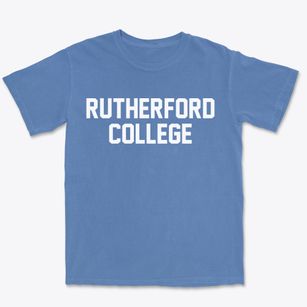Rutherford College North Carolina Classic Block Premium Heavyweight T-shirt