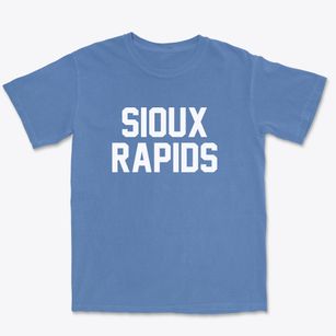 Sioux Rapids Iowa Classic Block Premium Heavyweight T-shirt