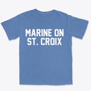 Marine On St. Croix Minnesota Classic Block Premium Heavyweight T-shirt