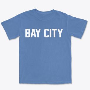 Bay City Wisconsin Classic Block Premium Heavyweight T-shirt