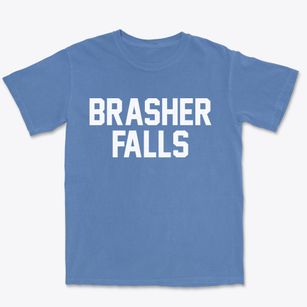 Brasher Falls New York Classic Block Premium Heavyweight T-shirt