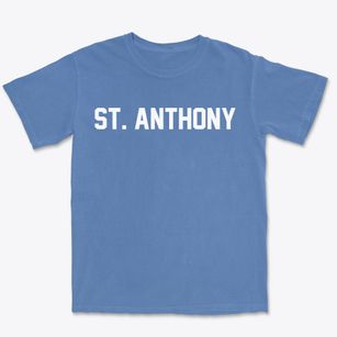 St. Anthony Iowa Classic Block Premium Heavyweight T-shirt