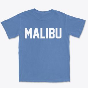 Malibu California Classic Block Premium Heavyweight T-shirt