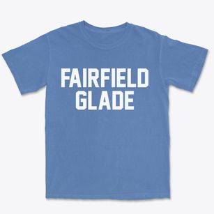 Fairfield Glade Tennessee Classic Block Premium Heavyweight T-shirt