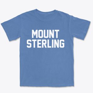 Mount Sterling Kentucky Classic Block Premium Heavyweight T-shirt