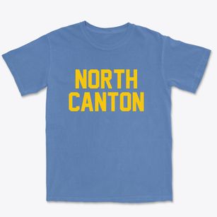 North Canton Ohio Classic Block Premium Heavyweight T-shirt