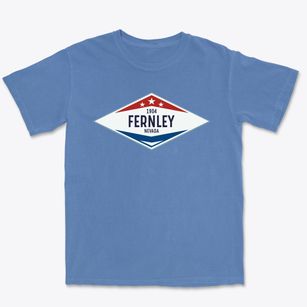 Fernley Nevada Diamond Star Premium Heavyweight T-shirt
