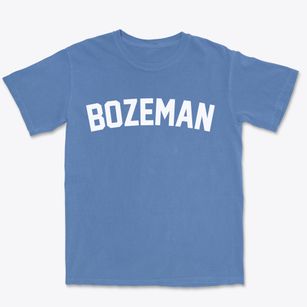 Bozeman Montana Classic Curve Premium Heavyweight T-shirt