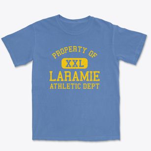 Laramie Wyoming Athletic Dept Premium Heavyweight T-shirt