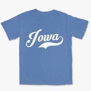 Iowa Louisiana Vintage Team Premium Heavyweight T-shirt
