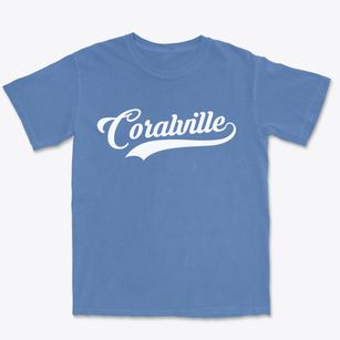 Coralville Iowa Vintage Team Premium Heavyweight T-shirt