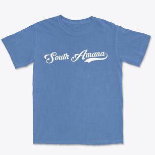 South Amana Iowa Vintage Team Premium Heavyweight T-shirt