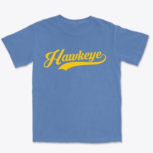 Hawkeye Iowa Vintage Team Premium Heavyweight T-shirt