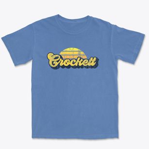 Crockett Texas Sublime Sunset Premium Heavyweight T-shirt