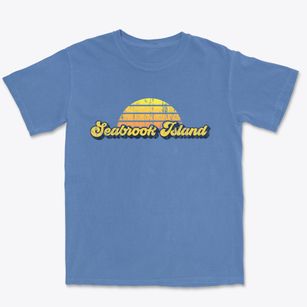 Seabrook Island South Carolina Sublime Sunset Premium Heavyweight T-shirt