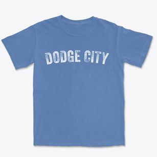 Dodge City Kansas Timeless Retro Premium Heavyweight T-shirt