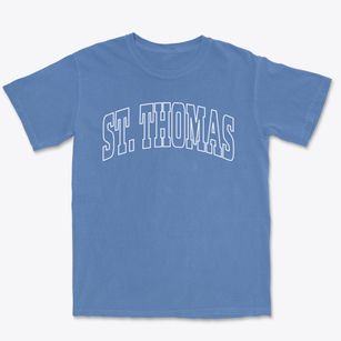 St. Thomas Missouri Trendy Block Premium Heavyweight T-shirt