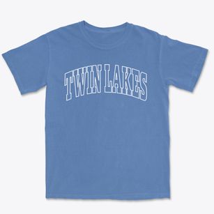 Twin Lakes Minnesota Trendy Block Premium Heavyweight T-shirt