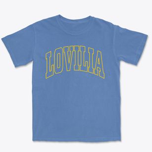 Lovilia Iowa Trendy Block Premium Heavyweight T-shirt