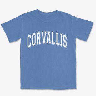 Corvallis Oregon Varsity Premium Heavyweight T-shirt