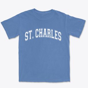 St. Charles Minnesota Varsity Premium Heavyweight T-shirt