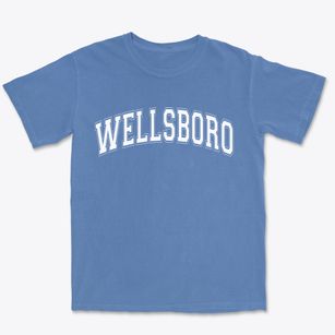 Wellsboro Pennsylvania Varsity Premium Heavyweight T-shirt