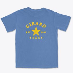 Girard Texas Star Premium Heavyweight T-shirt