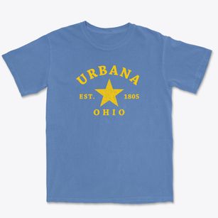 Urbana Ohio Star Premium Heavyweight T-shirt