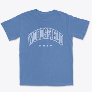 Woodsfield Ohio Inline Premium Heavyweight T-shirt