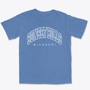 Sunset Hills Missouri Inline Premium Heavyweight T-shirt