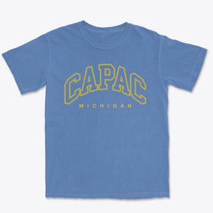 Capac Michigan Inline Premium Heavyweight T-shirt