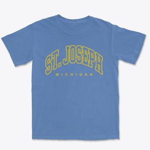 St. Joseph Michigan Inline Premium Heavyweight T-shirt