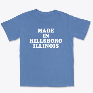 Hillsboro Illinois Classic 70s Premium Heavyweight T-shirt