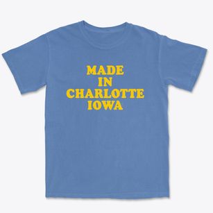 Charlotte Iowa Classic 70s Premium Heavyweight T-shirt